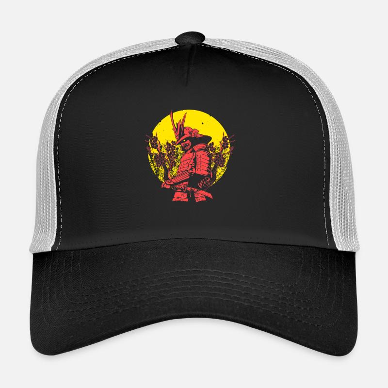 Kanji Japon Katana Épée Ninja Samouraï Casquette trucker 