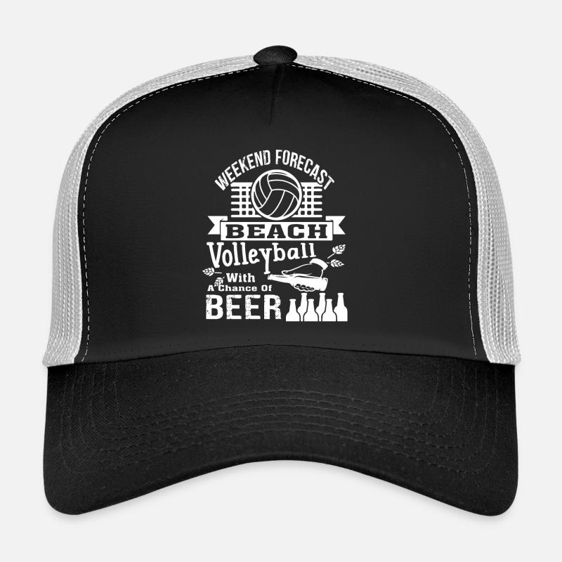 Weekend Forecast Beach Volleyball With A Chance Trucker Cap