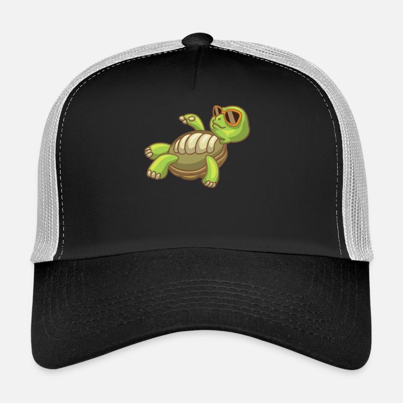 Sea Turtle Ocean Beach Relaxing Turtle Trucker Cap