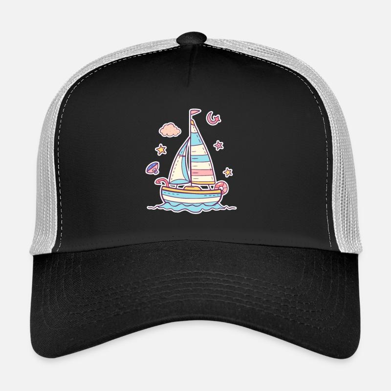 Segeln Comic Look Trucker Cap