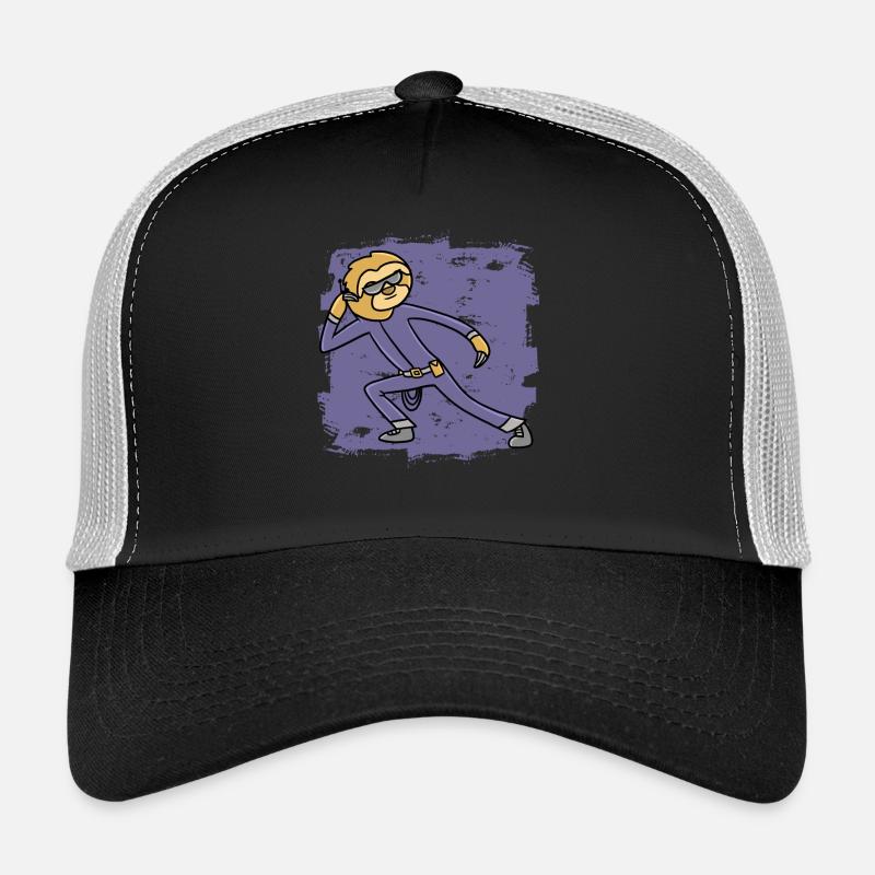 Detective Sloth Agent Officer Detective Trucker Cap