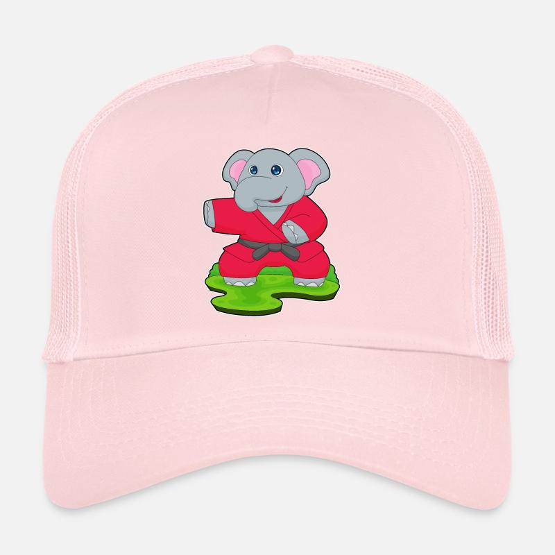 Karaté d’éléphant arts martiaux Casquette trucker 