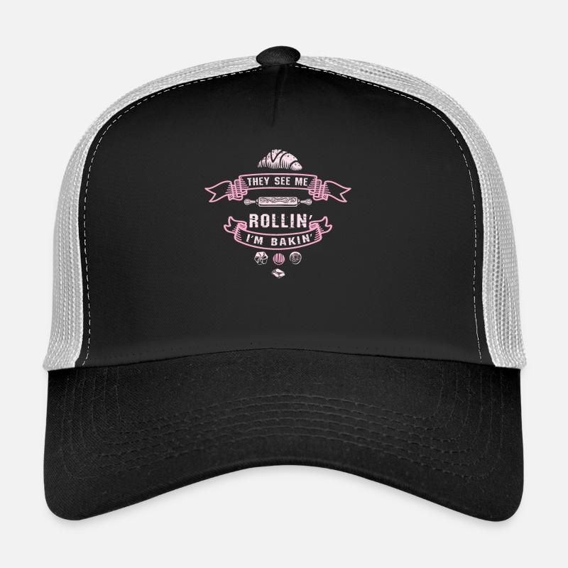 Bäcker Rollin Backen Konditor Backen Trucker Cap