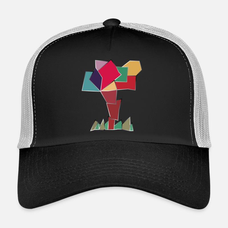 Happy tree - Trucker Cap - black/stone grey