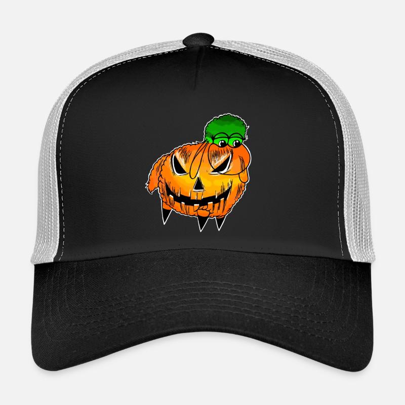Wolly Sheepling Citrouille d’Halloween Casquette trucker 