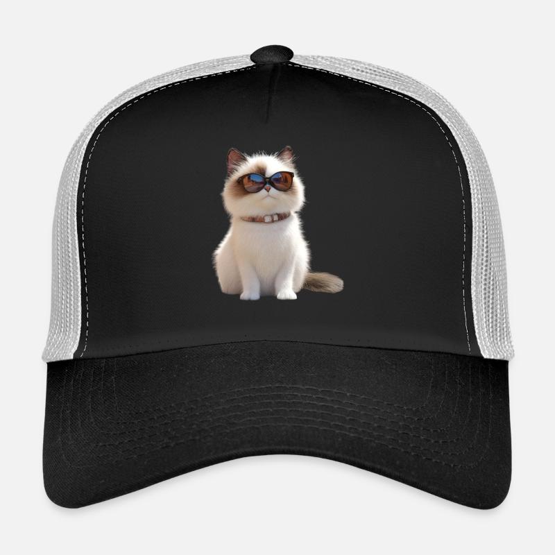Ragdoll Cat Ragdoll Cat Cute Ragdoll Cats Trucker Cap