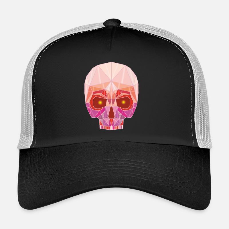 Ruby Skull Trucker Cap