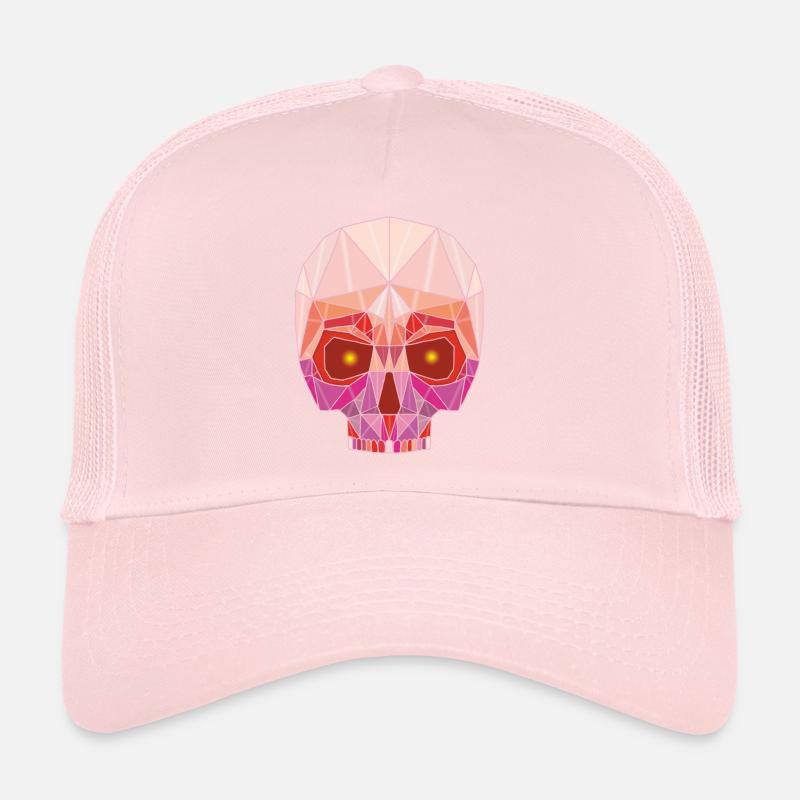 Ruby Skull Trucker Cap