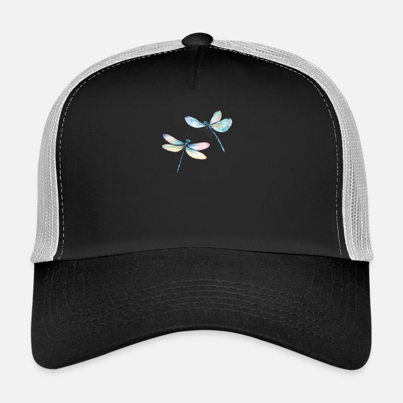 Libelle Duo Dragonfly Duo - Trucker Cap - Schwarz/Steingrau