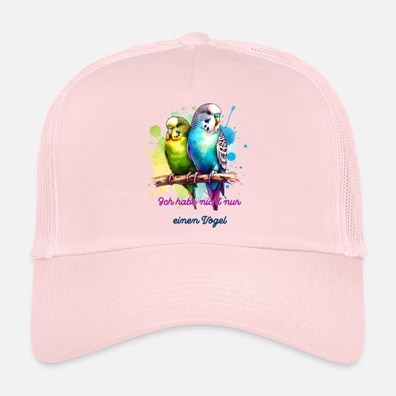 Budgie Bird Parrot Trucker Cap