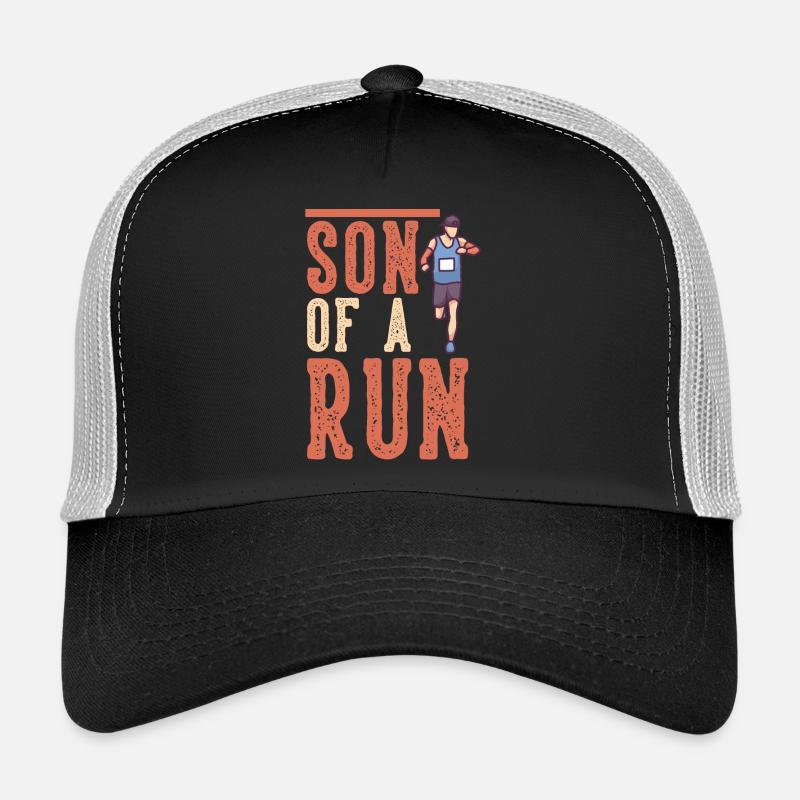 Jogging Son Of Run Sprinting Running Trucker Cap