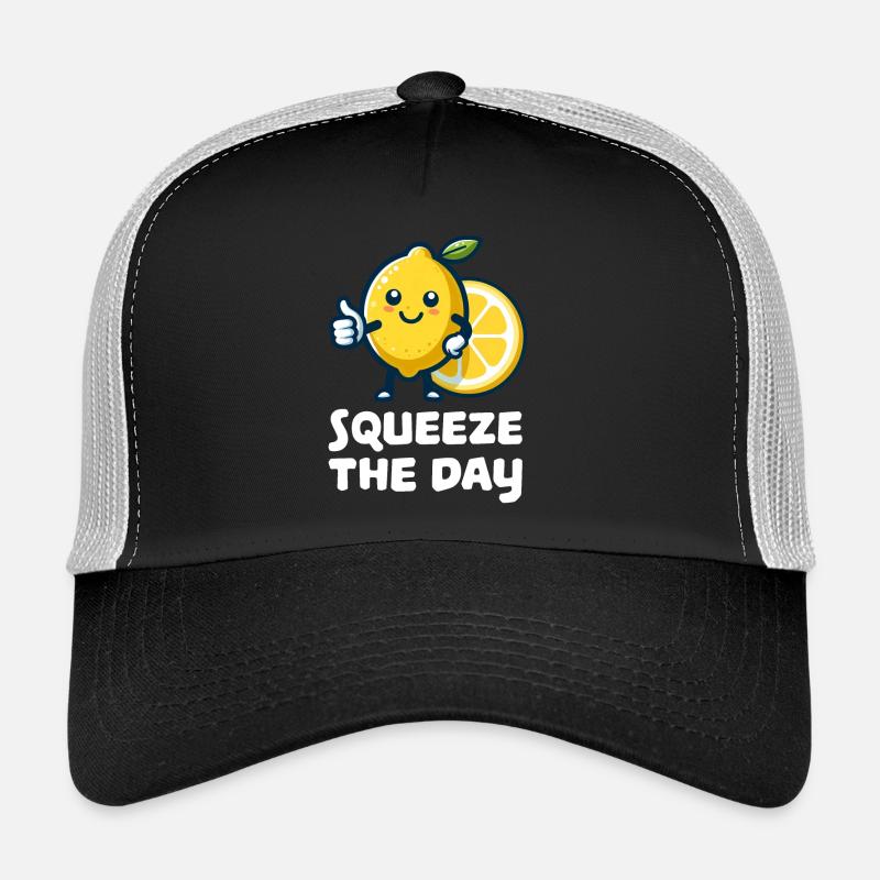 Squeeze the Day Lemon Trucker Cap