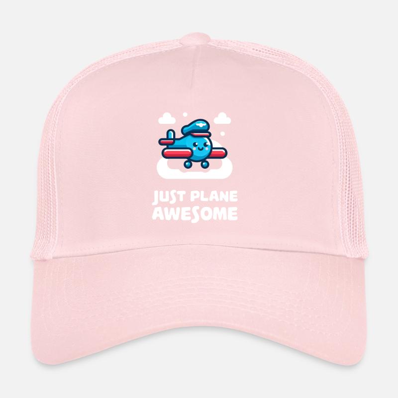 Just Plane Awesome Cute Airplane Trucker Cap