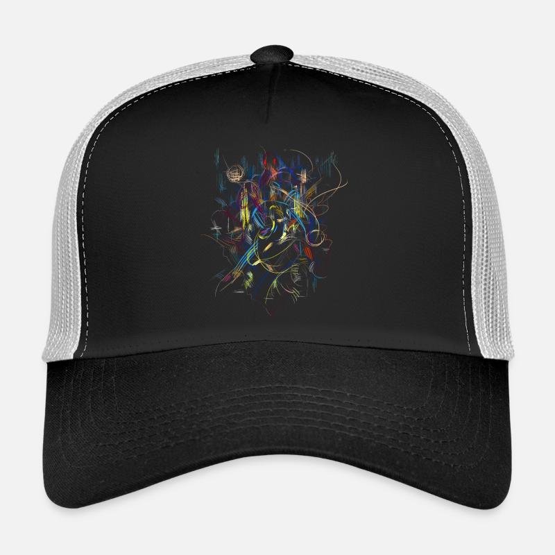 abstract Trucker Cap