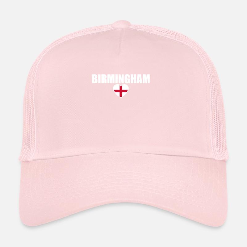 Birmingham Angleterre Drapeau anglais Anglais Casquette trucker 
