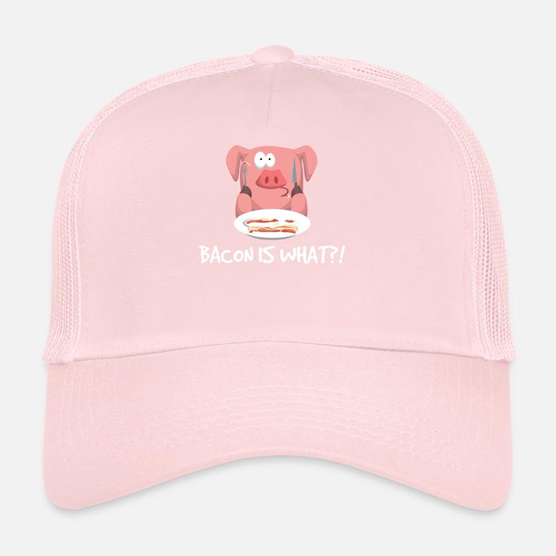 Bacon Is What Grilling Pork Bacon Trucker Cap