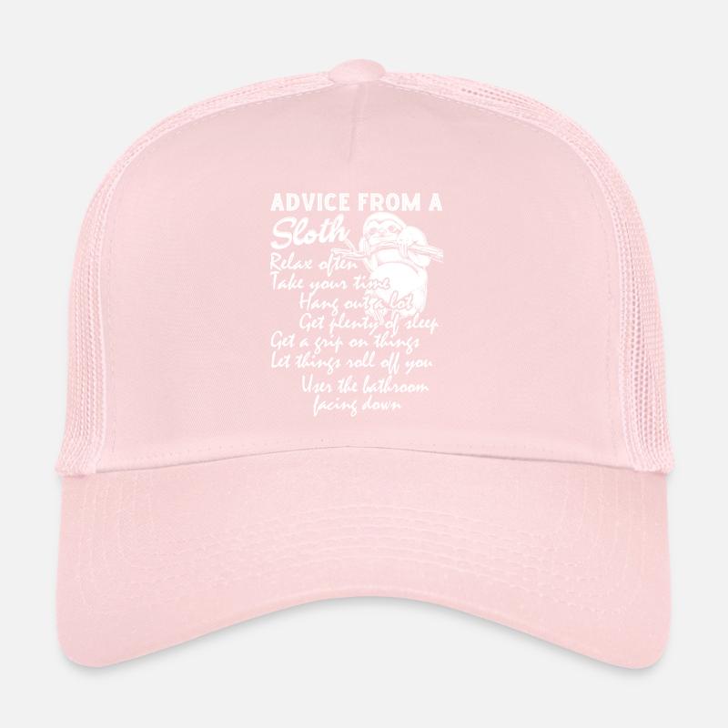Advice From A Sloth Trucker Cap