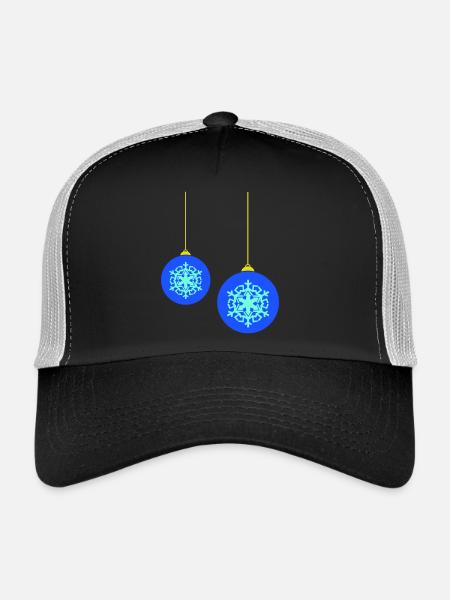 Christmas baubles - Trucker Cap - black/stone grey - Front