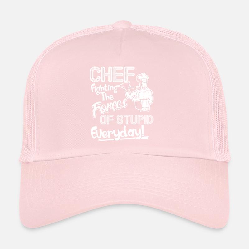 Chef Fighting The Forces Trucker Cap