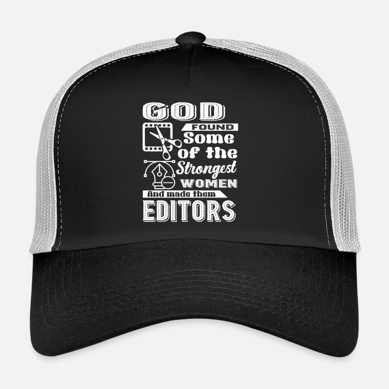 Editor God Made Editors Trucker Cap