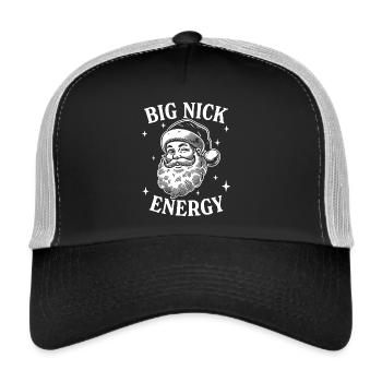 Großer Nick Energie - Trucker Cap - Schwarz/Steingrau - Vorne