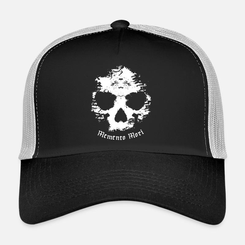 Crâne Memento Mori Casquette trucker 