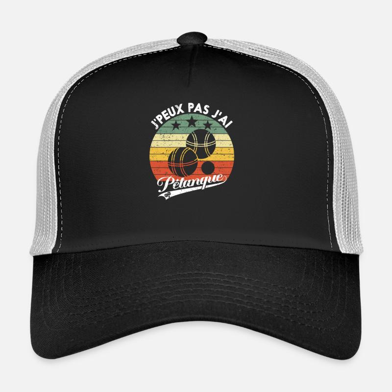 Geschenk Humor Pétanque Jeu de boules Trucker Cap