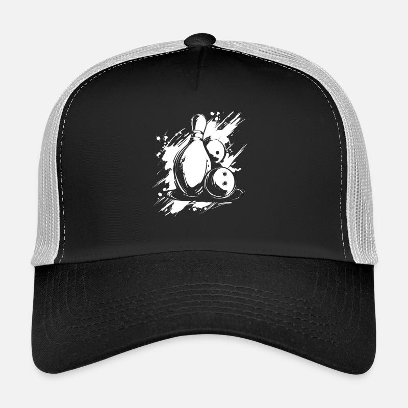 Graphiques de bowling Casquette trucker 