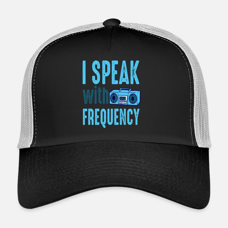 Amateur Sprechen mit Frequenz Amateurfunk Trucker Cap