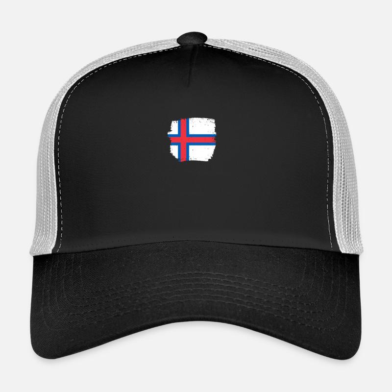 Îles Féroé Drapeau féroïen Casquette trucker 