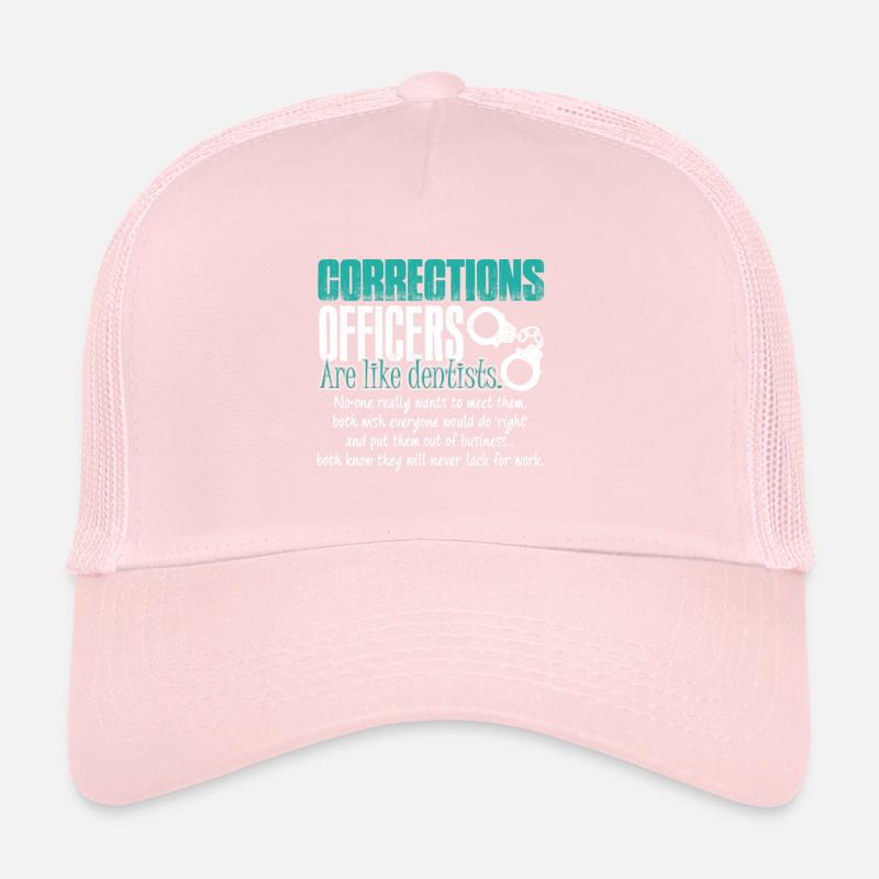 Funny About Corrections Officer Trucker Cap