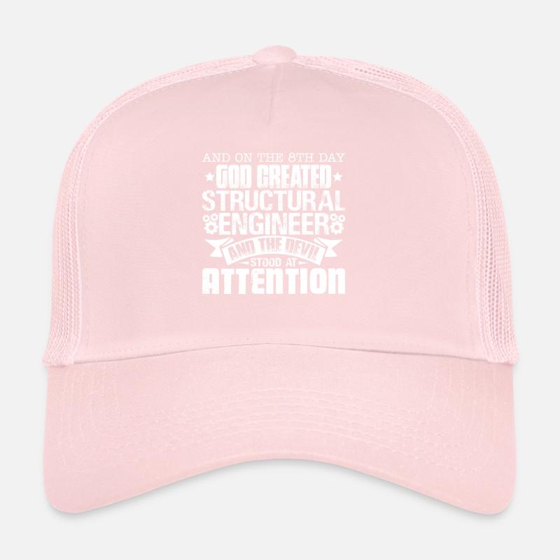 God Created Structural Engineer Trucker Cap