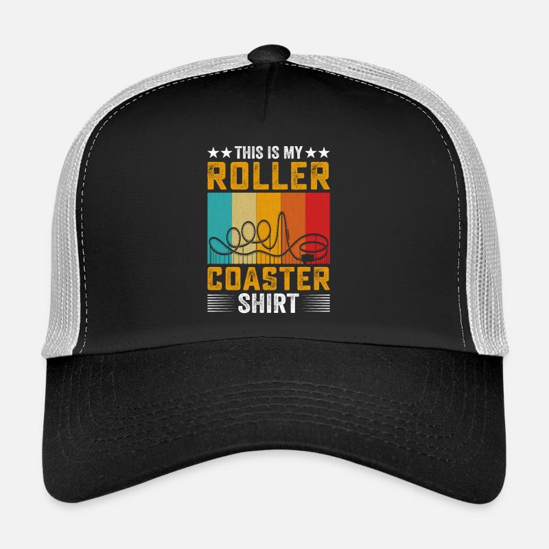 Parc à thème de montagnes russes Casquette trucker 