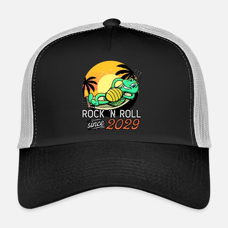 Turtle Rock N Roll seit 2029 Geburtstag Trucker Cap