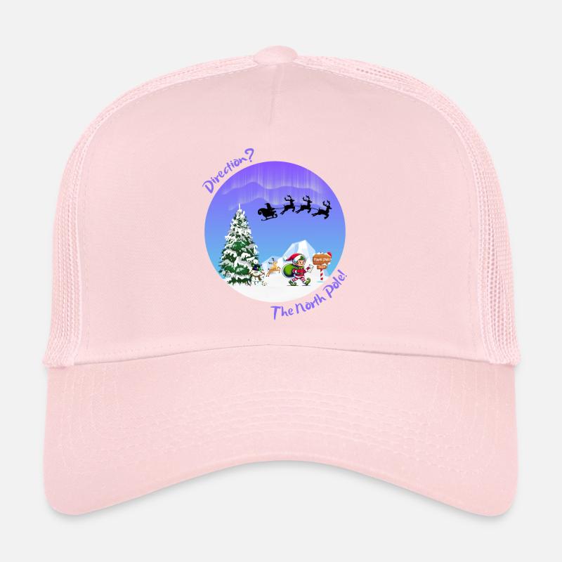 Christmas Mail. Christmas Post. North Pole Trucker Cap