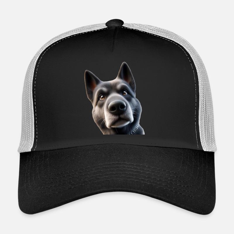 Tête de chien 2 Casquette trucker 