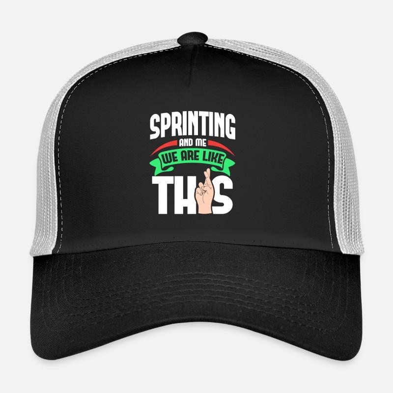 Sprinting Me sind wie Trucker Cap