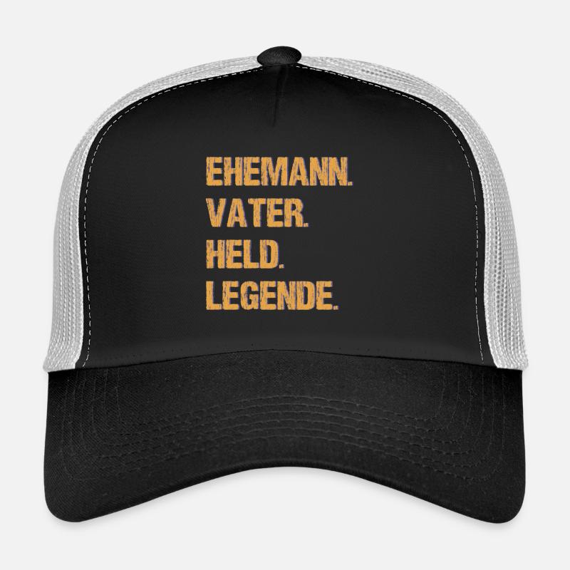 Ehemann Vater Held Legende Trucker Cap