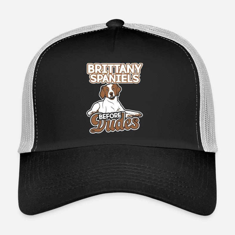 Brittany Spaniel Before Dudes Trucker Cap