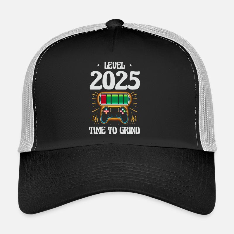 Niveau 2025 Temps de mouture, Objectifs de jeu, Jour de l’An Casquette trucker 