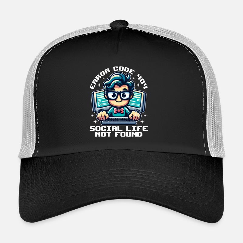 FEHLERCODE 404 SOZIALES LEBEN NICHT GEFUNDEN Trucker Cap