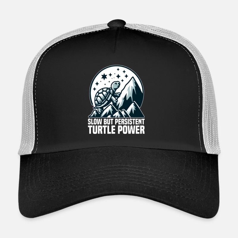 UNE PUISSANCE LENTE MAIS PERSISTANTE DES TORTUES Casquette trucker 