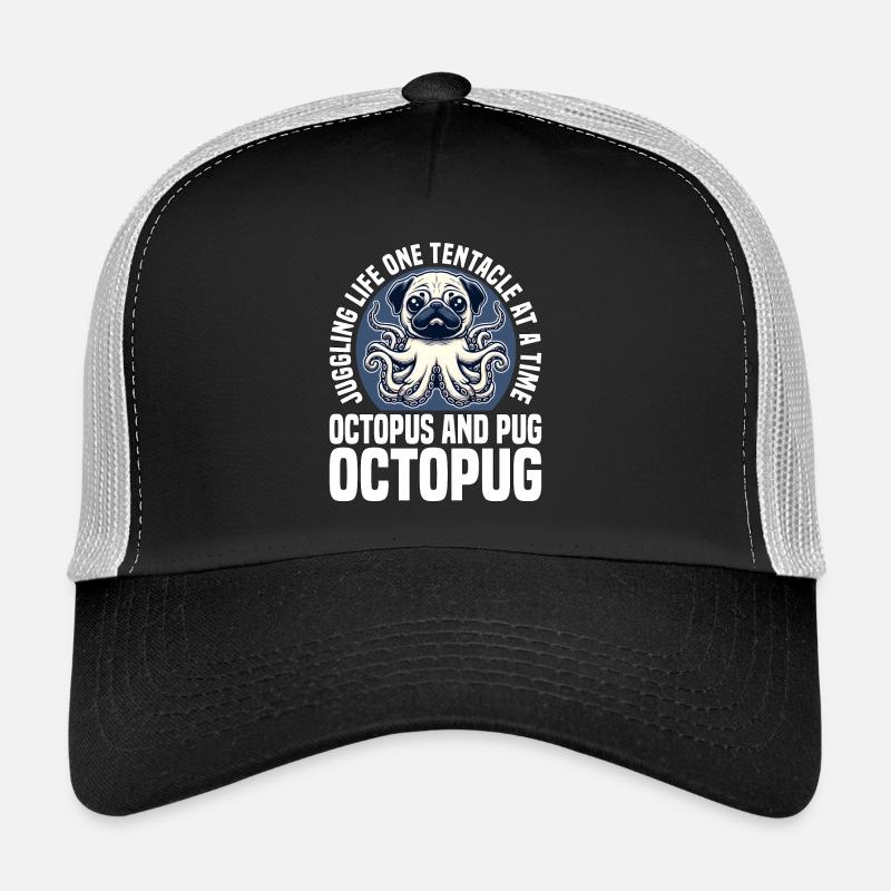 JONGLER AVEC LA VIE, UN TENTACULE À LA FOIS - OCTOPUG Casquette trucker 