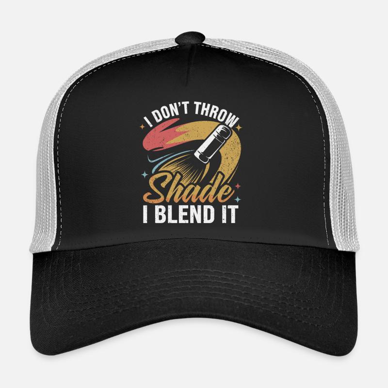 Conception de maquillage créative pour les amateurs de beauté Casquette trucker 
