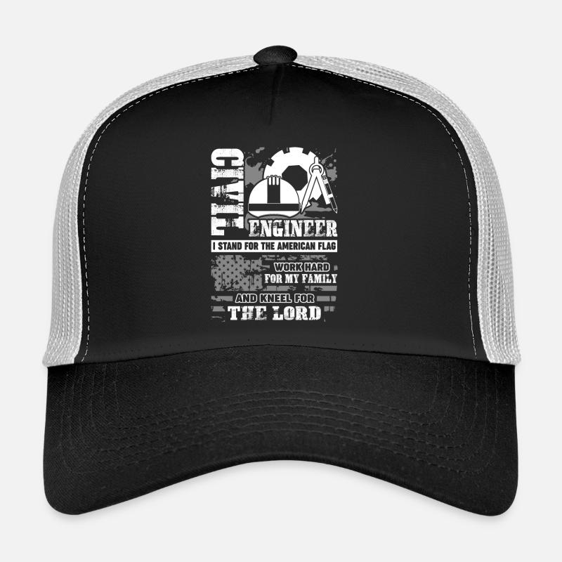 Civil Engineer Proud Civil Engineer Trucker Cap