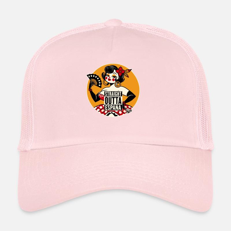 Flamenco Dancer Bombshell Woman: Directly from Spain Trucker Cap
