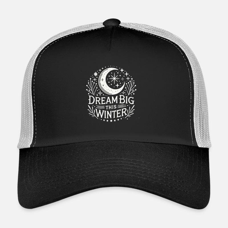 Dream Big This Winter - Trucker Cap - Schwarz/Steingrau