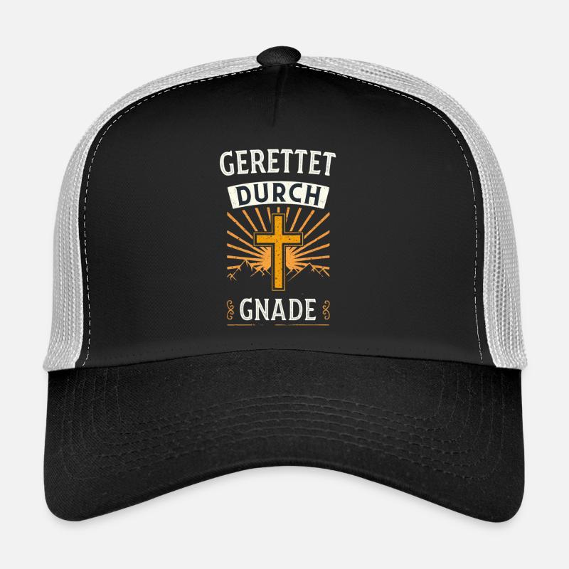 Gerettet durch Gnade Trucker Cap