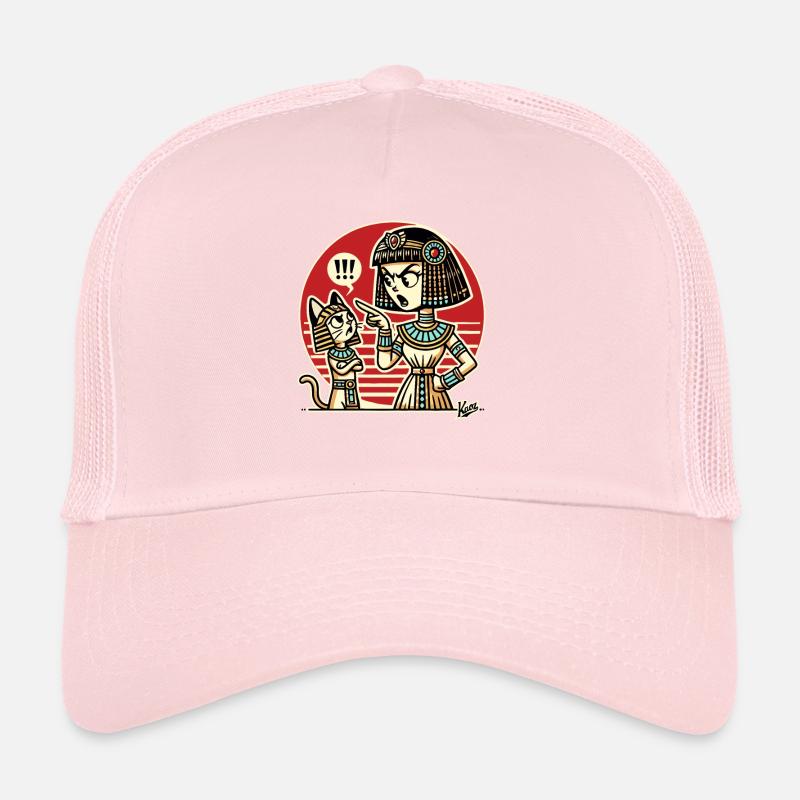 La reine égyptienne réprimande le chat Casquette trucker 