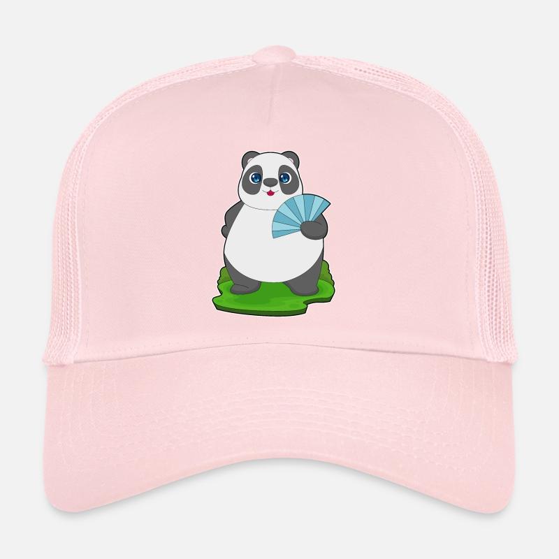 Panda Handheld Fan Trucker Cap